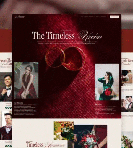 Belle Amour – Modern Elegant Wedding Planner Elementor Template Kit