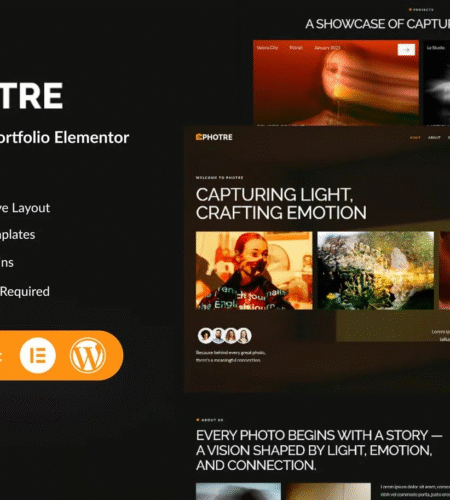 Photre Photography Portfolio Template Kit: GPL License & User Authentic Reviews