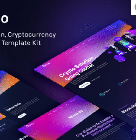 Acco – Blockchain Cryptocurrency & Bitcoin Elementor Template