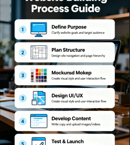 I’ve figured out the website building process for you.