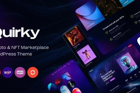 Quirky – NFT & Blockchain WCFM Marketplace WordPress Theme