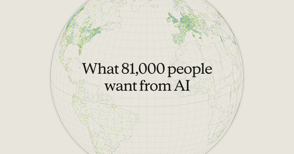What 81,000 Claude Users Actually Want From AI
